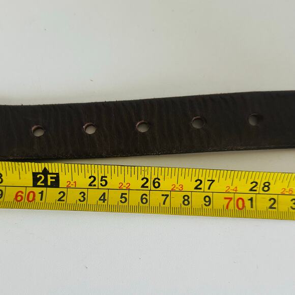 Vintage Women’s Old Navy 90s Leather Belt Taiwan/USA Size 28 - Picture 5 of 5